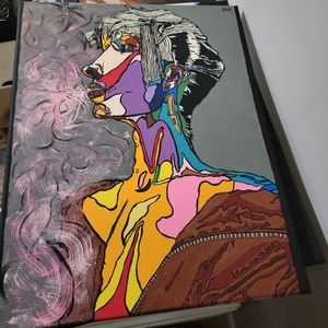 "Your Mouth's Open," Brynn Rothberg, acrylic, 2022